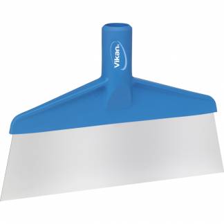 Gulvskraber, Vikan, bl&Atilde;&yen;, PP/rustfrit st&Atilde;&yen;l, 26 cm, med enkeltblad *Denne vare tages ikke retur*