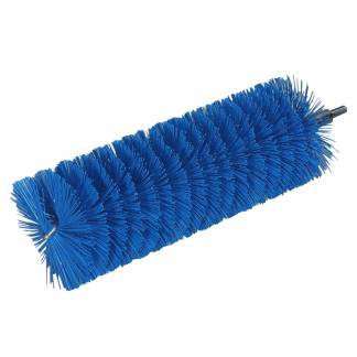 R&Atilde;&cedil;rrenserhoved, Vikan, 200mm, &Atilde;&tilde;60mm, bl&Atilde;&yen;, PP/polyester/rustfrit st&Atilde;&yen;l, medium b&Atilde;&cedil;rsteh&Atilde;&yen;r *Denne vare tages ikke retur*