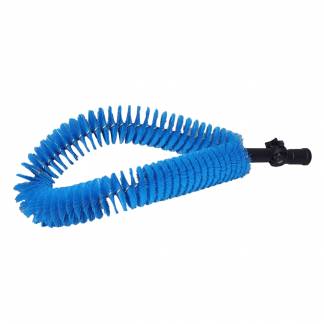 Flexb&Atilde;&cedil;rste, Vikan, 510x190x120mm, bl&Atilde;&yen;, PP/polyester/rustfrit st&Atilde;&yen;l, medium b&Atilde;&cedil;rsteh&Atilde;&yen;r *Denne vare tages ikke retur*