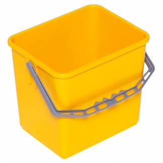 Inventarspand, Tina Trolleys, 240x190x220mm, 6 l, gul, PP, med hank