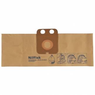 St&Atilde;&cedil;vsugerposer, Nilfisk, BACKUUM, brun, papir, 1-rums, 3,5 l *Denne vare tages ikke retur*