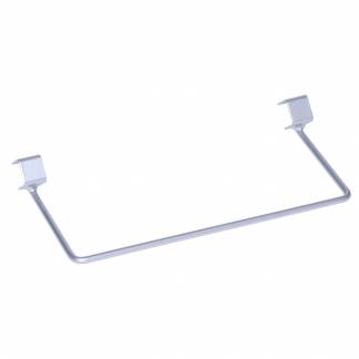 Moppest&oslash;tte, Tina Trolleys, 270x120mm, s&oslash;lv, pulverlakeret st&aring;l, til bundramme *Denne vare tages ikke retur*