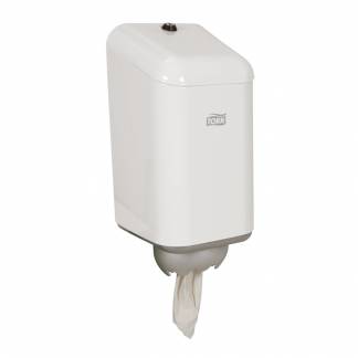Dispenser, Tork M1, Mini, 16,2x17,7x35,6cm, hvid, rustfrit st&Atilde;&yen;l *Denne vare tages ikke retur*