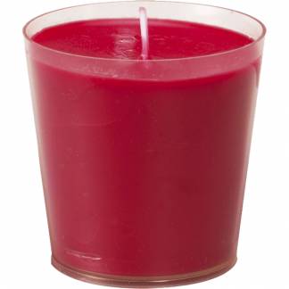 Glaslys, Duni Switch & Shine Refill, 6,5cm, &Atilde;&tilde;6,5cm, r&Atilde;&cedil;d, 30 timer, paraffin/glas *Denne vare tages ikke retur*