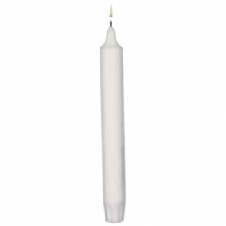 Kanallys, 20cm, &Atilde;&tilde;2,4cm, hvid, 6 timer, stearin