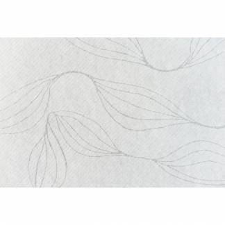 Rulledug, Polysoft, 2500x120cm, hvid, airlaid/plast, lamineret