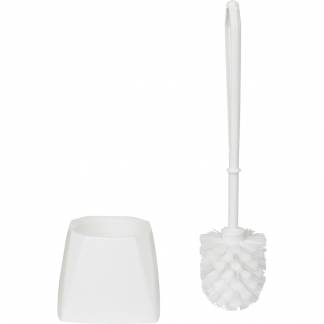 Toiletb&Atilde;&cedil;rste, Vikan, 400x125x125mm, hvid, PP