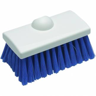 B&Atilde;&cedil;rste med vandgenneml&Atilde;&cedil;b, Vikan, bl&Atilde;&yen;, PP, 15 cm, bl&Atilde;&cedil;de b&Atilde;&cedil;rsteh&Atilde;&yen;r, spaltet