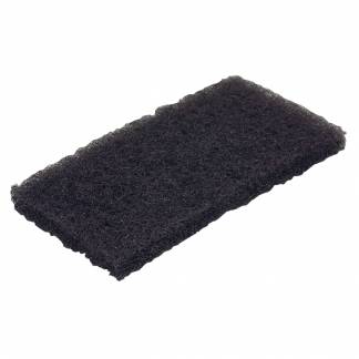 Skurefiber, Vikan, 245x115x30mm, brun, polyester, grov skureeffekt