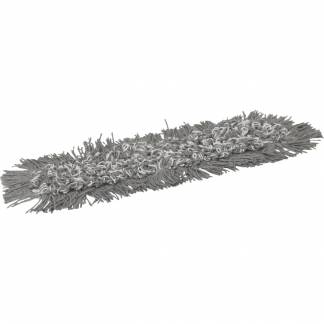 Fugtmoppe, Vikan Damp 43, gr&Atilde;&yen;, mikrofiber, 40 cm, med velcro