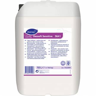 Skyllemiddel, Diversey CLAX Deosoft Sensitive 56A1, 10 l, uden farve og parfume