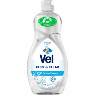 Håndopvask, Vel Ultra Pure & Clear, 500 ml, uden farve og parfume