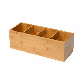 Dispenser, Bamboo, 36x14x12,1cm, natur, bambus *Denne vare tages ikke retur*