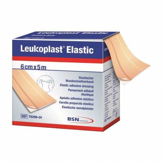 Plaster, Leukoplast, 5m x 6cm, beige, latexfri, usteril