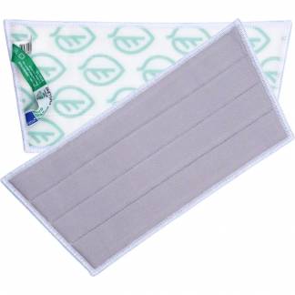 Glasmoppe, ABENA Puri-Line, gr&aring;, mikrofiber, 30 cm, 80% recycle