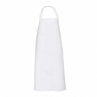 Forkl&aelig;de, B&auml;ren, 120x90cm, 350 micron, hvid, PU, s&oslash;ml&oslash;s, klik-lukning, svejset halsb&aring;nd *Denne vare tages ikke retur*