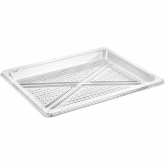 Bakke, 32,5x26,5x2,6cm, klar, APET, 1-rums, standard serie, 1/2 GN