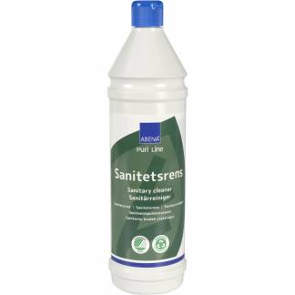 Sanitetsrengøring, ABENA Puri-Line, 1 l, alkalisk/affedtende, med farve og parfume