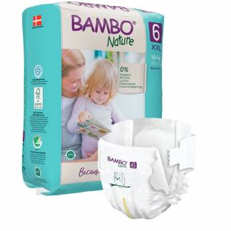 Børneble, tapeble, miljømærket, Bambo Nature, 6, 16+ kg