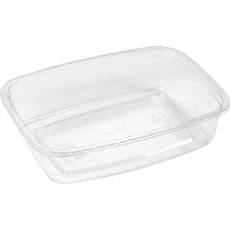 Salatsk&aring;l, ABENA Gastro, 10x14x3,5cm, 350 ml, klar, RPET