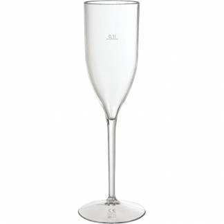 Champagneglas, Duni, 5,5x5,5x21,7cm, 13 cl, klar, tritan, Elegance, flergangs