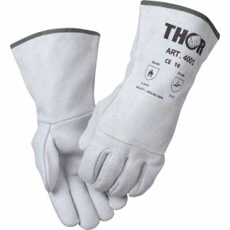 Oksespalthandske, THOR Svejsehandske, 11, gr&aring;, venstre handske