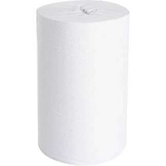 H&aring;ndkl&aelig;derulle, neutral, 1-lags, Mini, 120m x 20cm, hvid, genanvendt papir, uden hylse