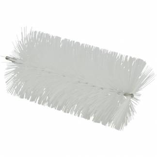 Rørrenserhoved, Vikan, 20cm, Ø9cm, hvid, polyester/PP/rustfrit stål, medium *Denne vare tages ikke retur*