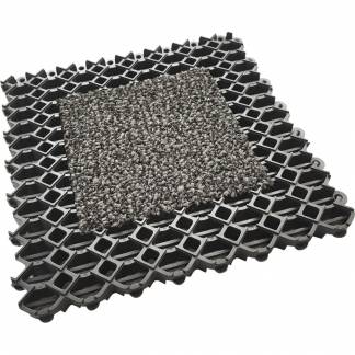 Modulm&aring;tte, Vileda, V-Mat DuoPlus, 25x25x1,4cm, antracit,  45% genanvendt plast