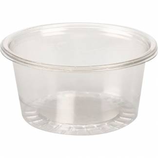 Portionsb&aelig;ger, ABENA Cater-Line, 3,6cm, &Oslash;7,5cm, 100 ml, klar, PET/RPET, 80 % RPET + 20 % PET