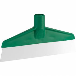Gulvskaber, Vikan, 24,5x12,5x3,1cm, grøn, PP/rustfrit stål, 24,5 cm, med enkeltblad *Denne vare tages ikke retur*