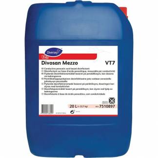 Desinfektionsmiddel, Diversey Divosan Mezzo VT7, 20 l, CIP, uden farve og parfume