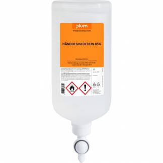 H&aring;nddesinfektion, Plum, 1000 ml, 85 % ethanol blanding hvoraf 6% er IPA