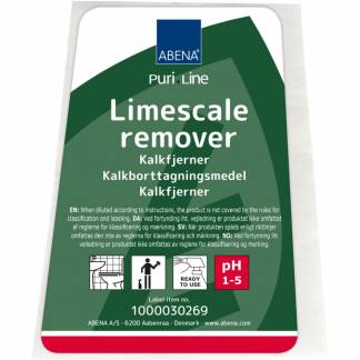 Etiket, ABENA Puri-Line, til kalkfjerner