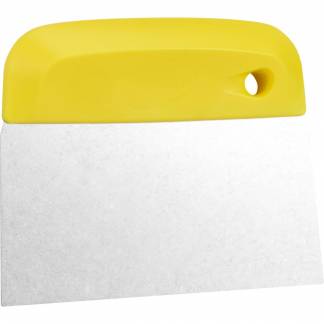 H&aring;ndskraber, Vikan, 14,6x3x11,5cm, gul, PP/rustfrit st&aring;l, 14.6 cm *Denne vare tages ikke retur*