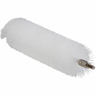 R&oslash;rrenserhoved, Vikan, 20cm, &Oslash;4cm, hvid, polyester/PP/rustfrit st&aring;l, medium *Denne vare tages ikke retur*