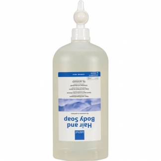 Hår- og Bodyshampoo, ABENA, 1000 ml, uden farve og parfume