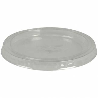 L&aring;g til portionsb&aelig;ger, &Oslash;7cm, klar, PLA, snap-on, rund