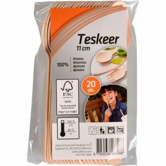 Teske, Consumer, 11cm, natur, birketræ