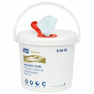 Industriaftørring, Tork W10, 1-lags, 60m x 16,5cm , Ø16cm, turkis, nonwoven *Denne vare tages ikke retur*