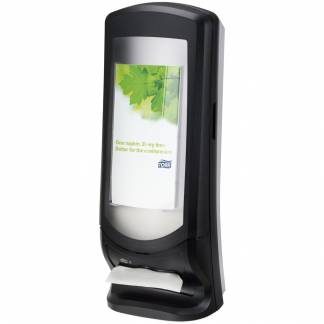 Servietdispenser, Tork Xpressnap N4, 63,5x25,1x25cm, sort, plast *Denne vare tages ikke retur*