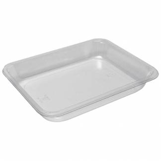 Bakke, C 2227-1E, 22,7x17,8x3,5cm, 1035 ml, klar, APET, 1-rums, standard serie, hovedret