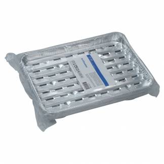 Grillbakke, 33,9x22,9x2,6cm, aluminium, rektangul&aelig;r