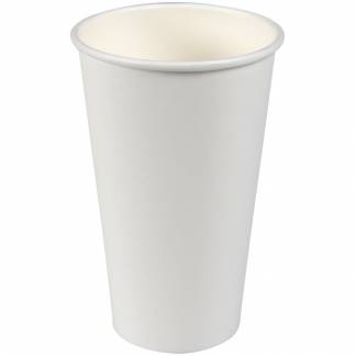 Kaffebæger Premium, ABENA Gastro, 13,6cm, Ø9cm, 48 cl, 49 cl, hvid, pap/PE, 16 oz