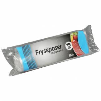 Frysepose, 19 l, klar, LDPE/virgin, 35x60cm