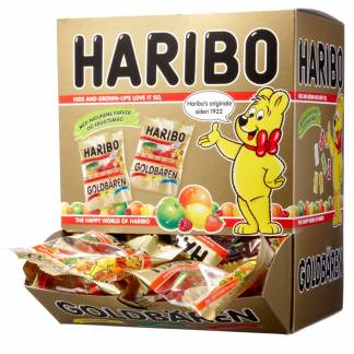 Vingummi, Haribo, 100 poser *Denne vare tages ikke retur*