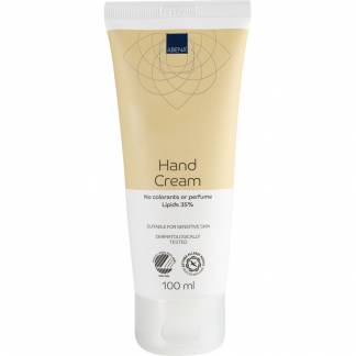 Håndcreme, ABENA, 100 ml, uden farve og parfume, 35% fedt