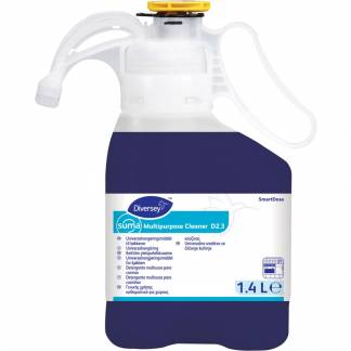 Universalrengøring, Diversey Suma Multipurpose Cleaner D2.3, 1,4 l, SD, med farve og parfume *Denne vare tages ikke retur*