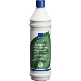 Sanitets- og k&oslash;kkenaffedter, ABENA Puri-Line, 1 l, alkalisk/affedtende, uden farve og parfume