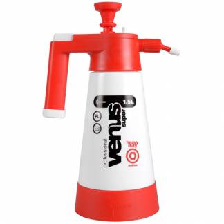 Pumpespray, Kwazar Venus Professional Super HD, 1,5 l, rød, plast, tåler syre